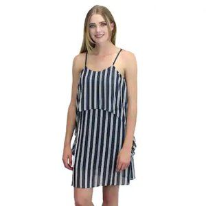 Relished navy and White Striped Dress- XL